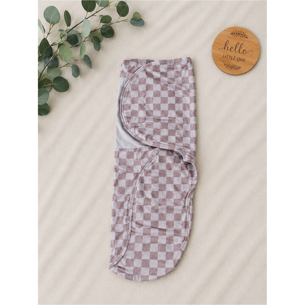 Strictly Wild Checker Swaddle NWT 3-6 Month